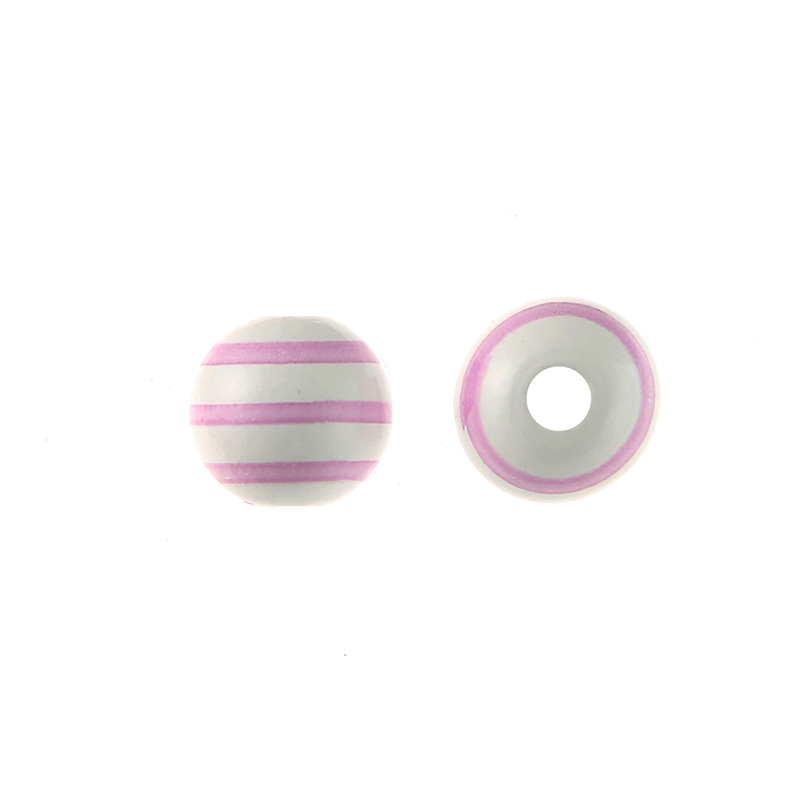 Purple stripes on white