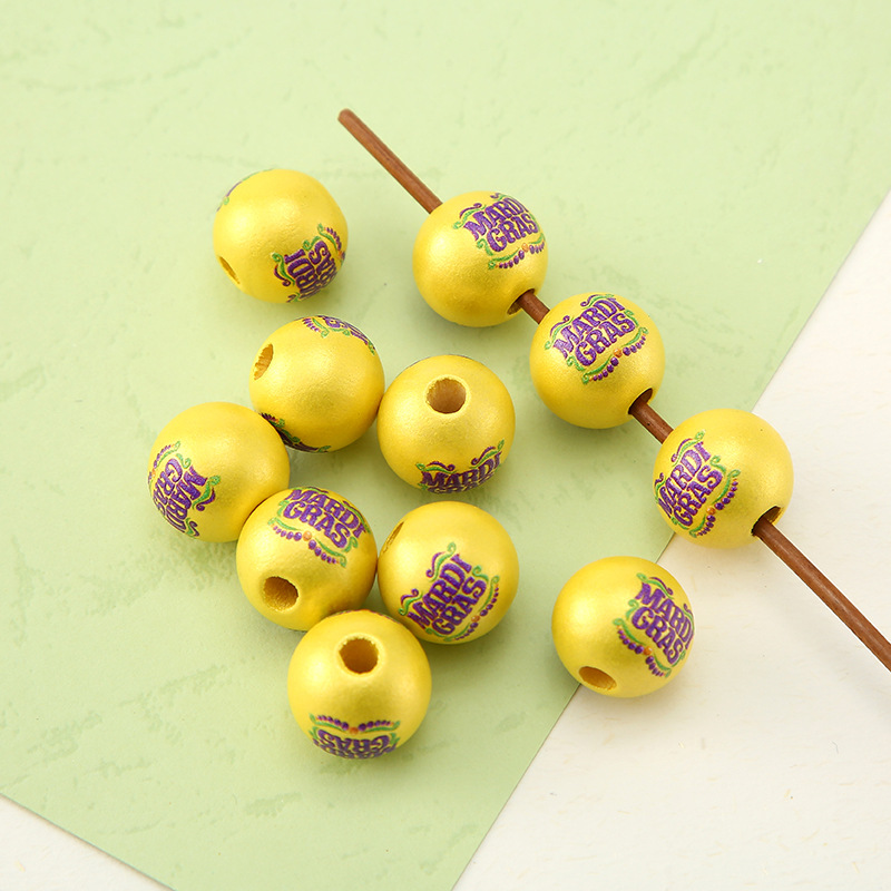 Golden Beaded MARDIGRAS