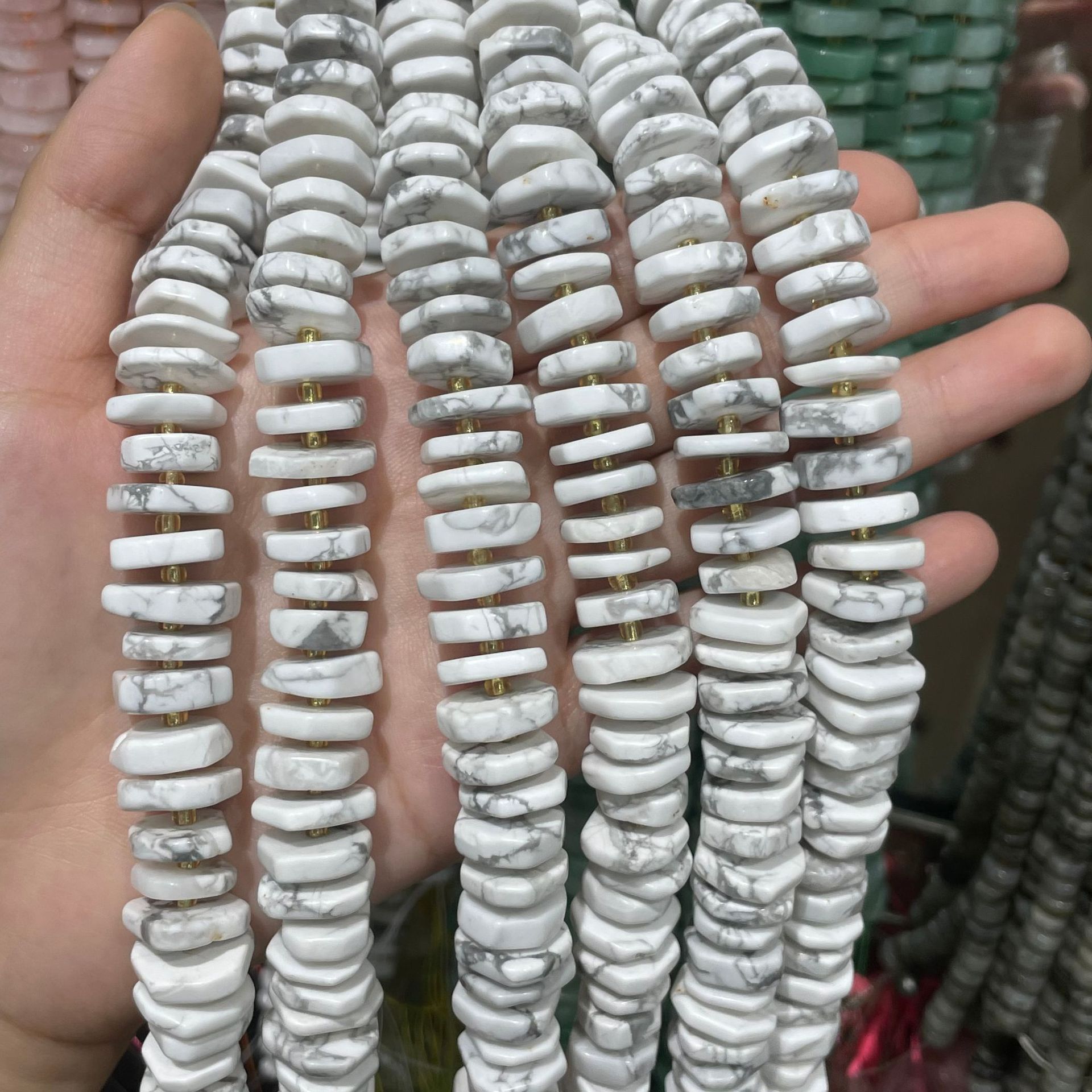 Natural white turquoise