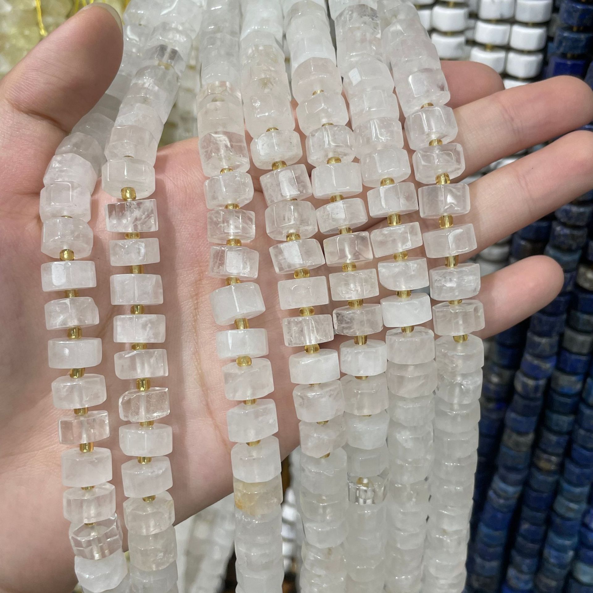 Natural white crystal