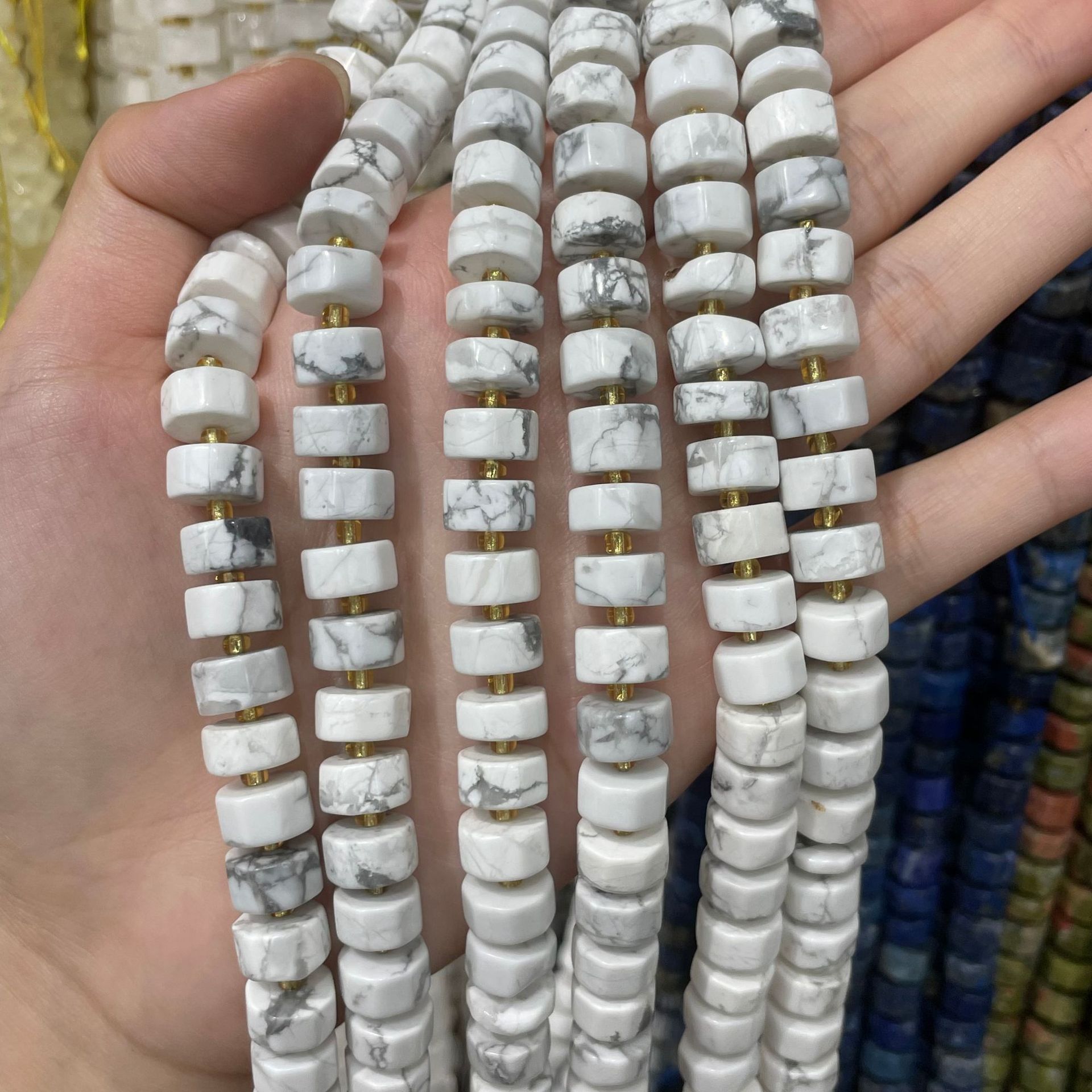 Natural white turquoise