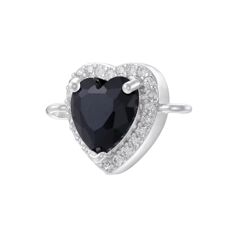 White gold black diamond
