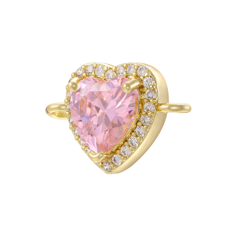 Golden pink diamond