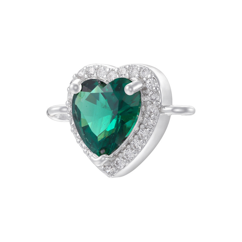 White Gold Green Diamond