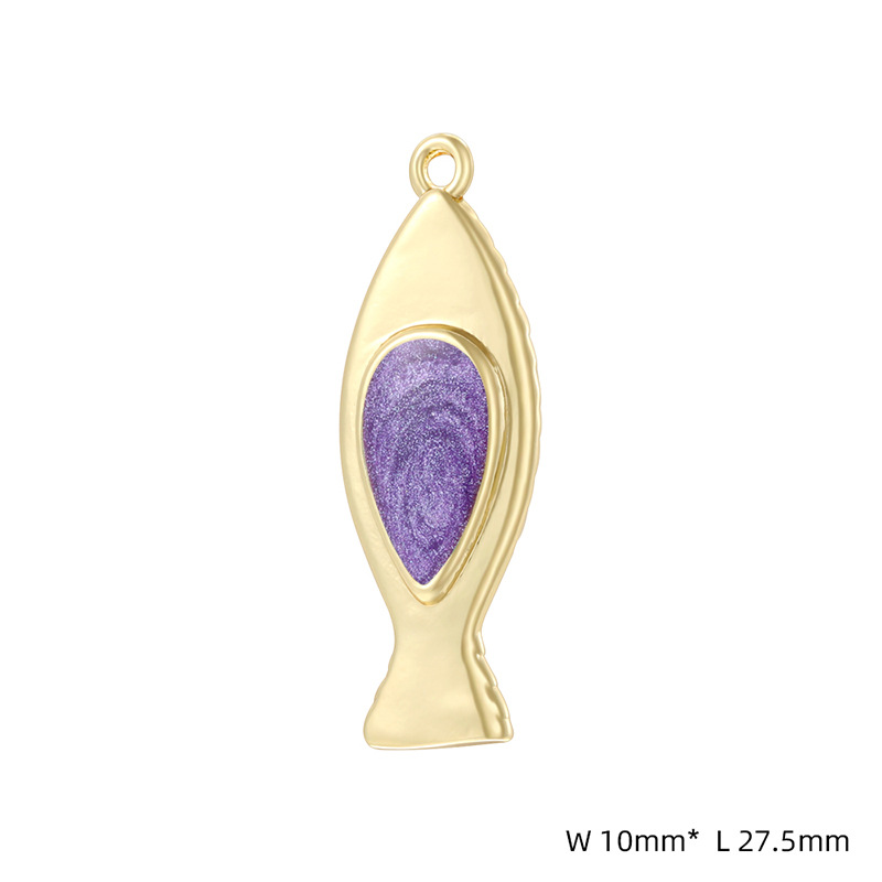 VD2411 Large Purple Tropical Fish