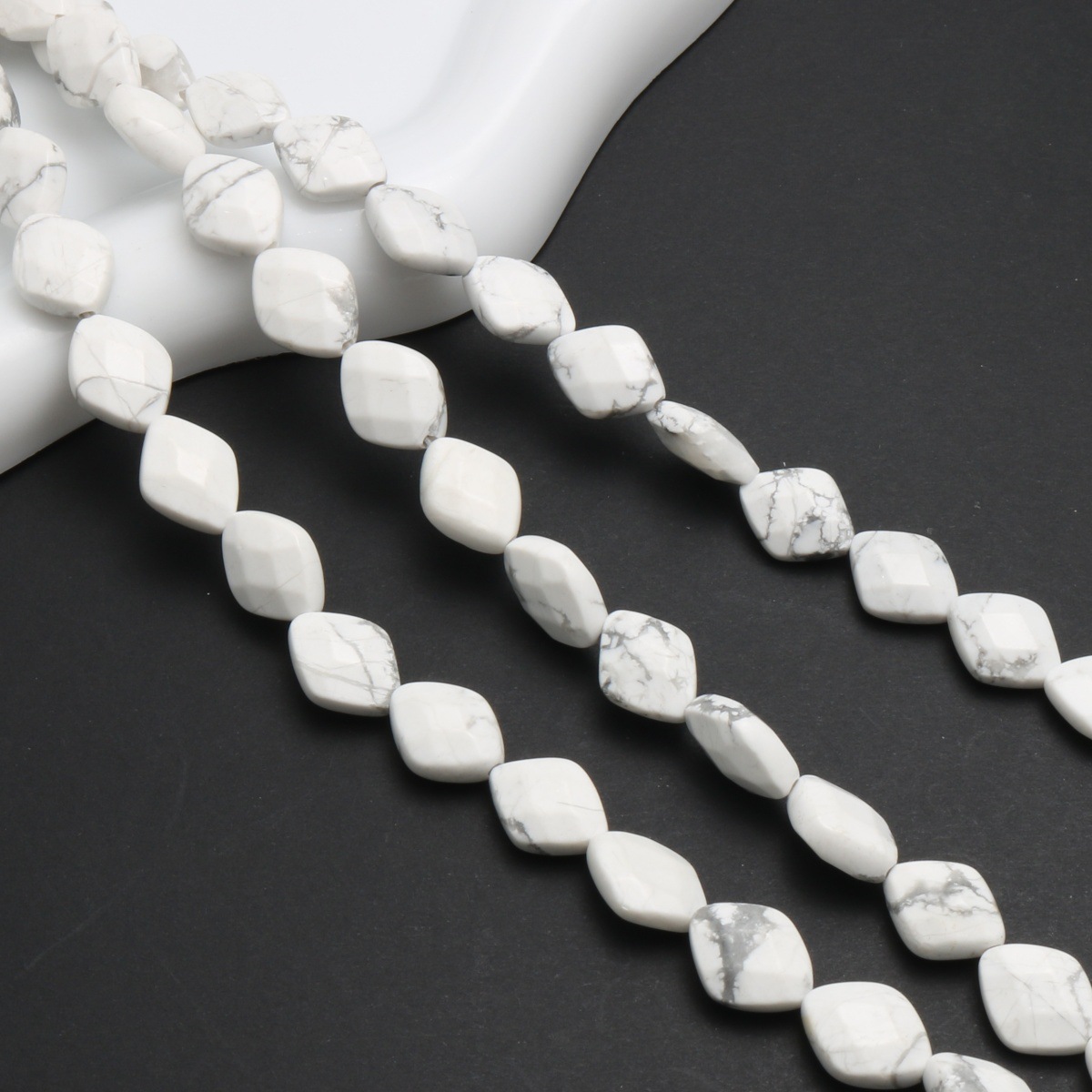 synthetic White Turquoise