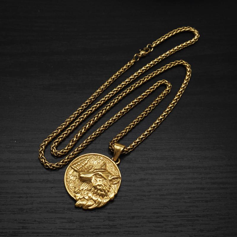 Gold with 3mm 60cm keel chain