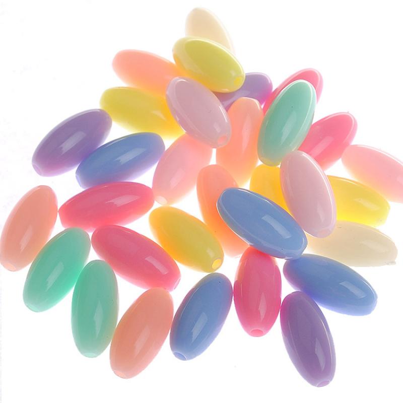 7*15mm rice beads-mixed color 0.5kg about 1100 pieces