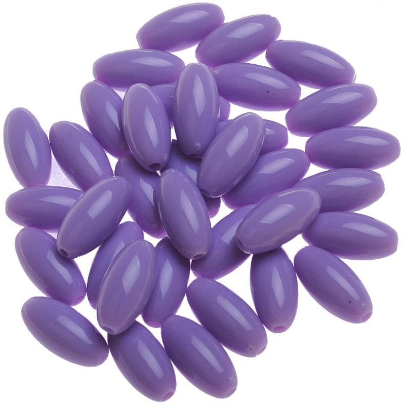 7*15mm rice beads-light purple 0.5kg about 1100 pieces