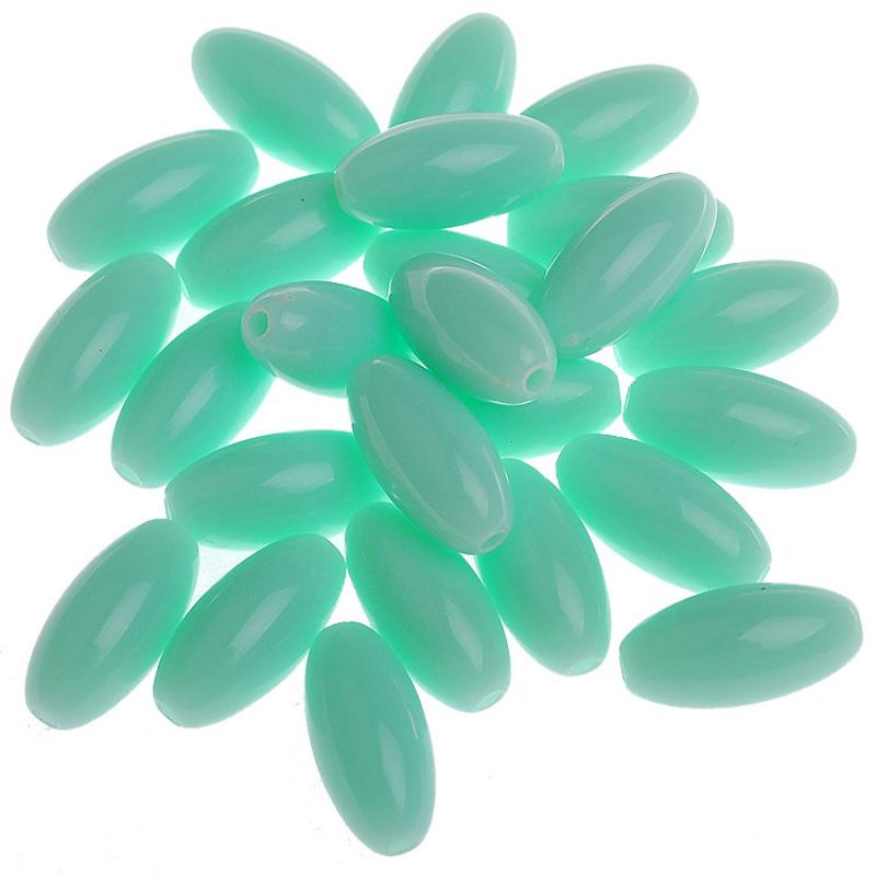 7*15mm rice beads-aqua green 0.5kg about 1100 pieces