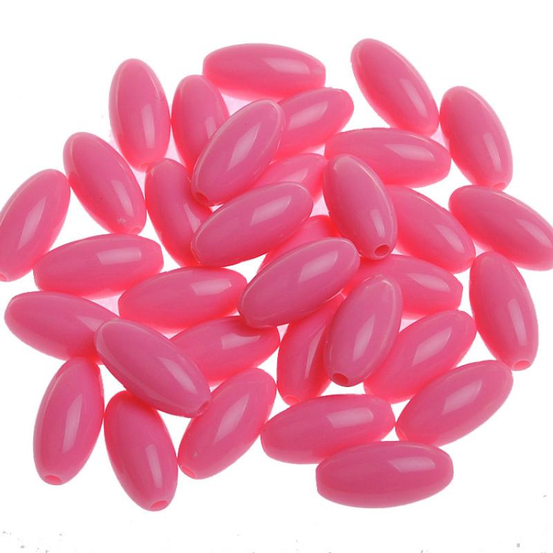 7*15mm rice beads-peach red 0.5kg about 1100 pieces