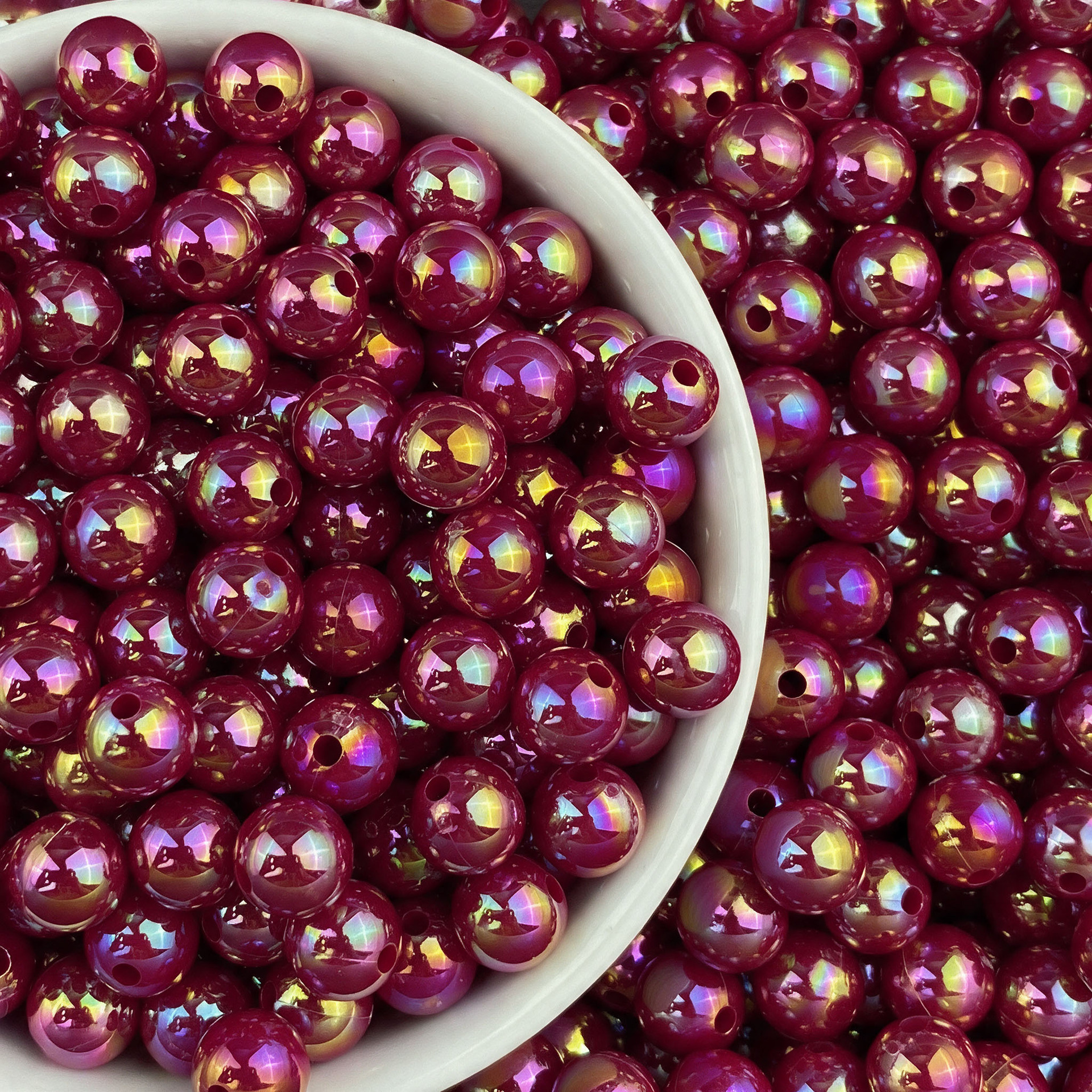 Iridescent Wine Red