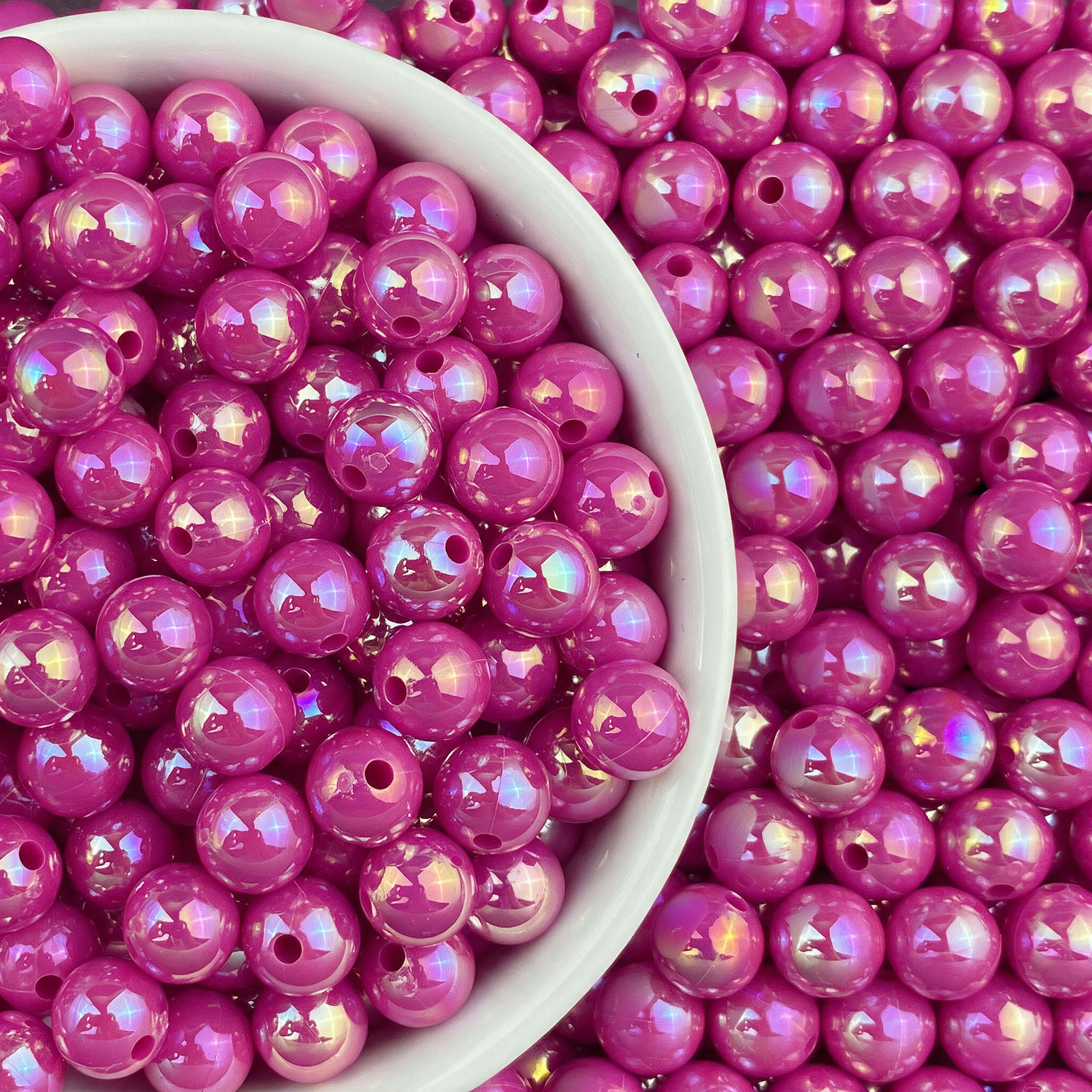 Iridescent Rose Red