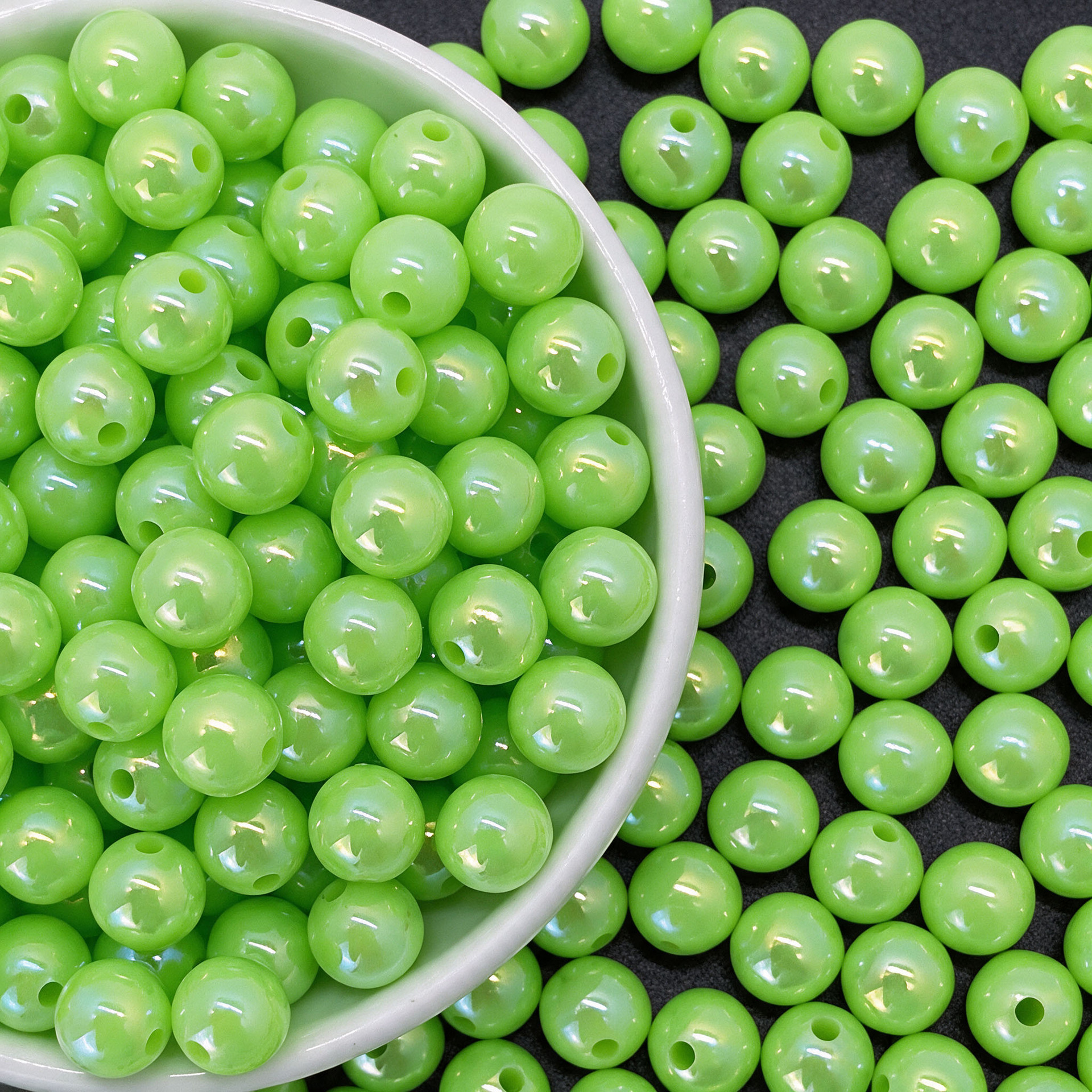 Iridescent Fluorescent Green