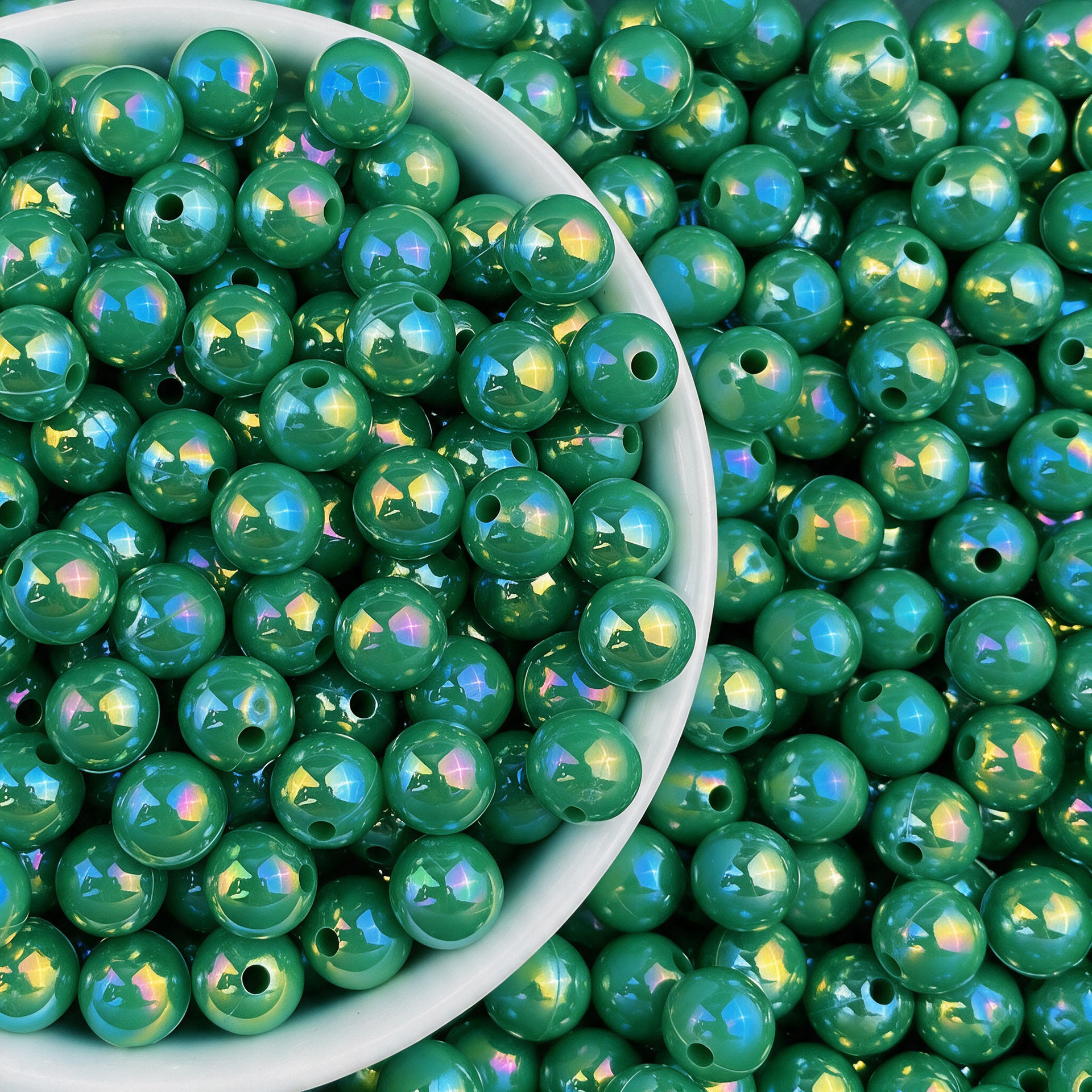 Iridescent Olive Green