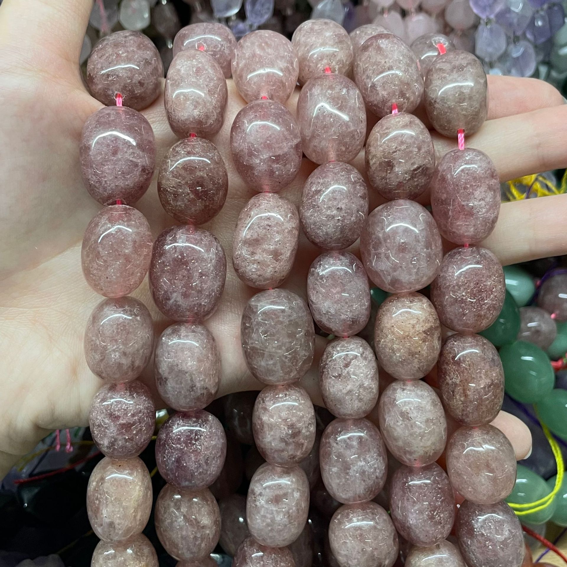 Natural Strawberry Quartz