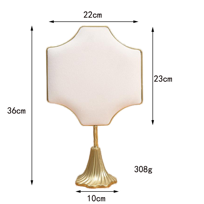 Beige large soft bag with eight sides
