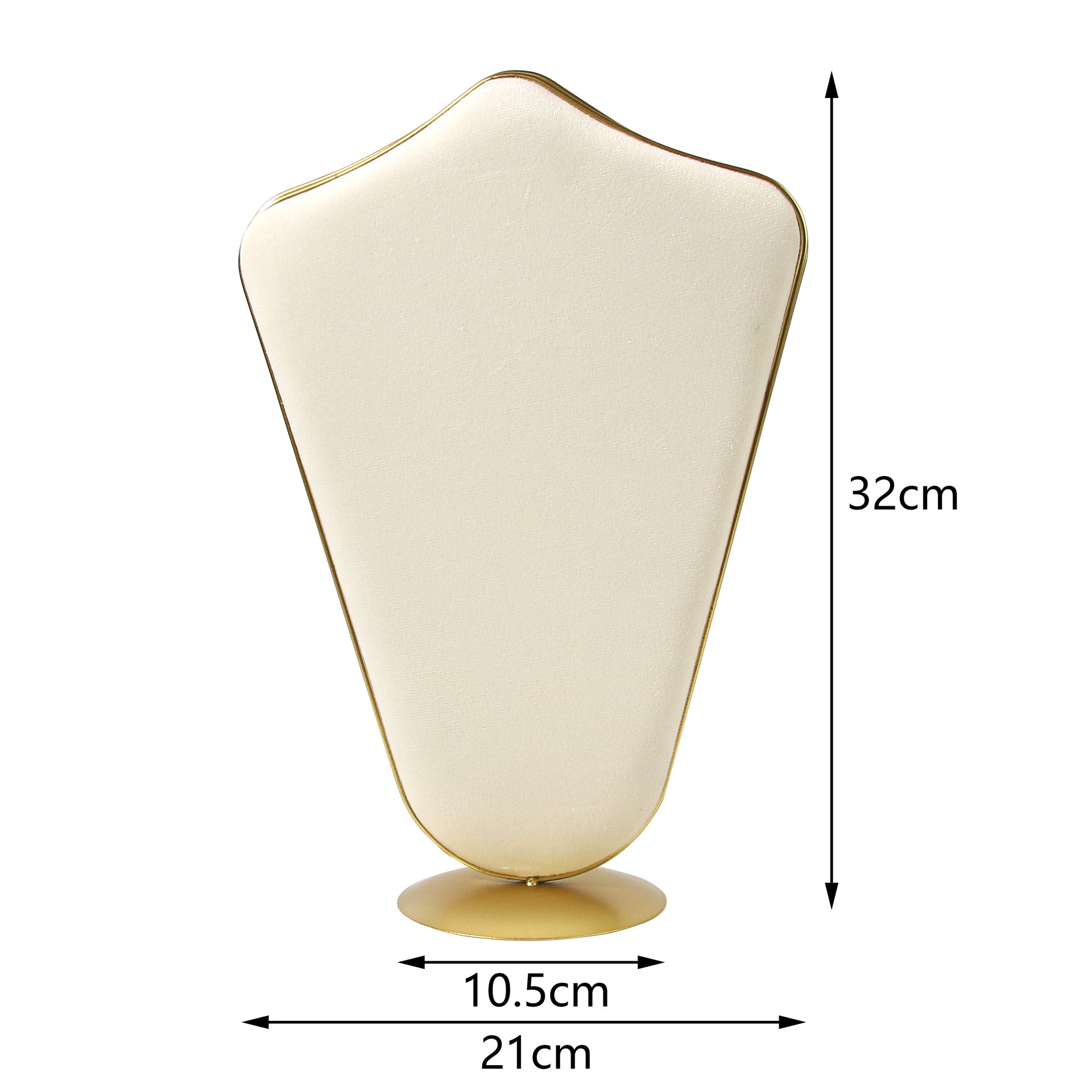 Beige large heart-shaped soft bag