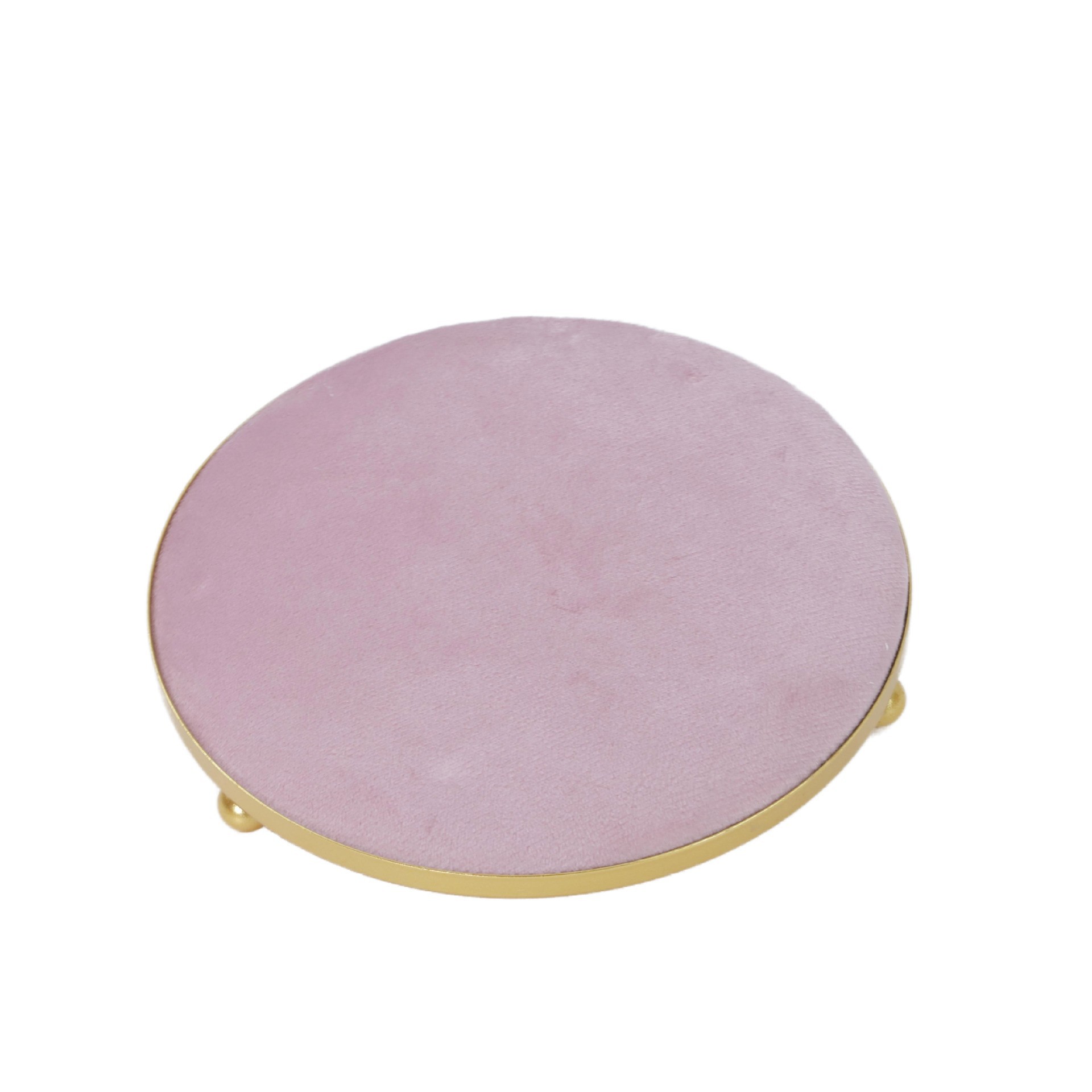Round soft bag pink