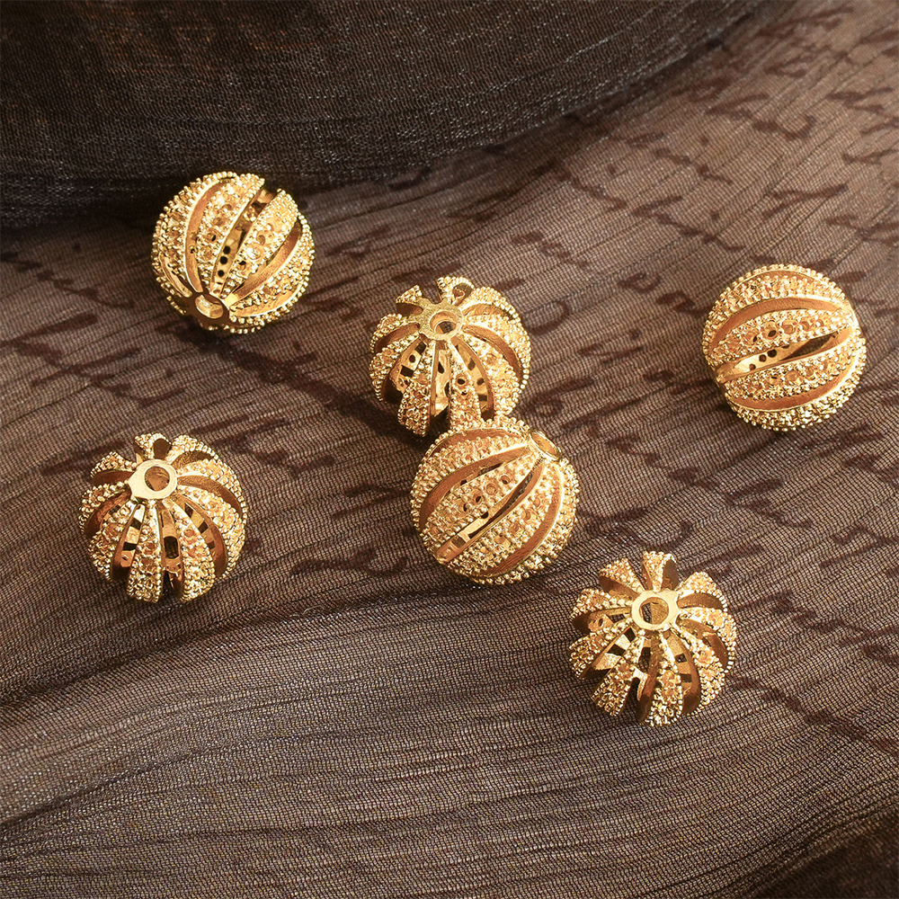 14K gold plated 12mm/hole 1.9mm