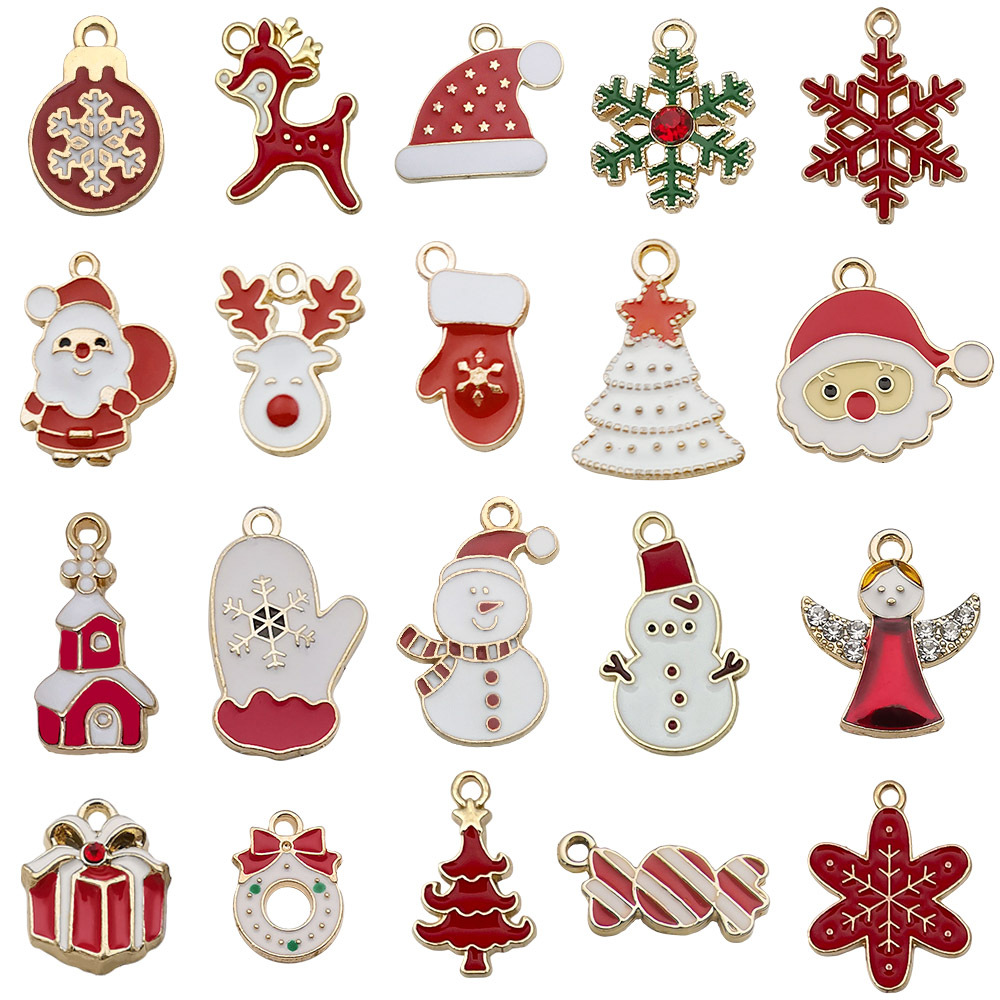 Mixed 20 oil dripping red christmas series - 20 styles each 1-26.25g - sn1592