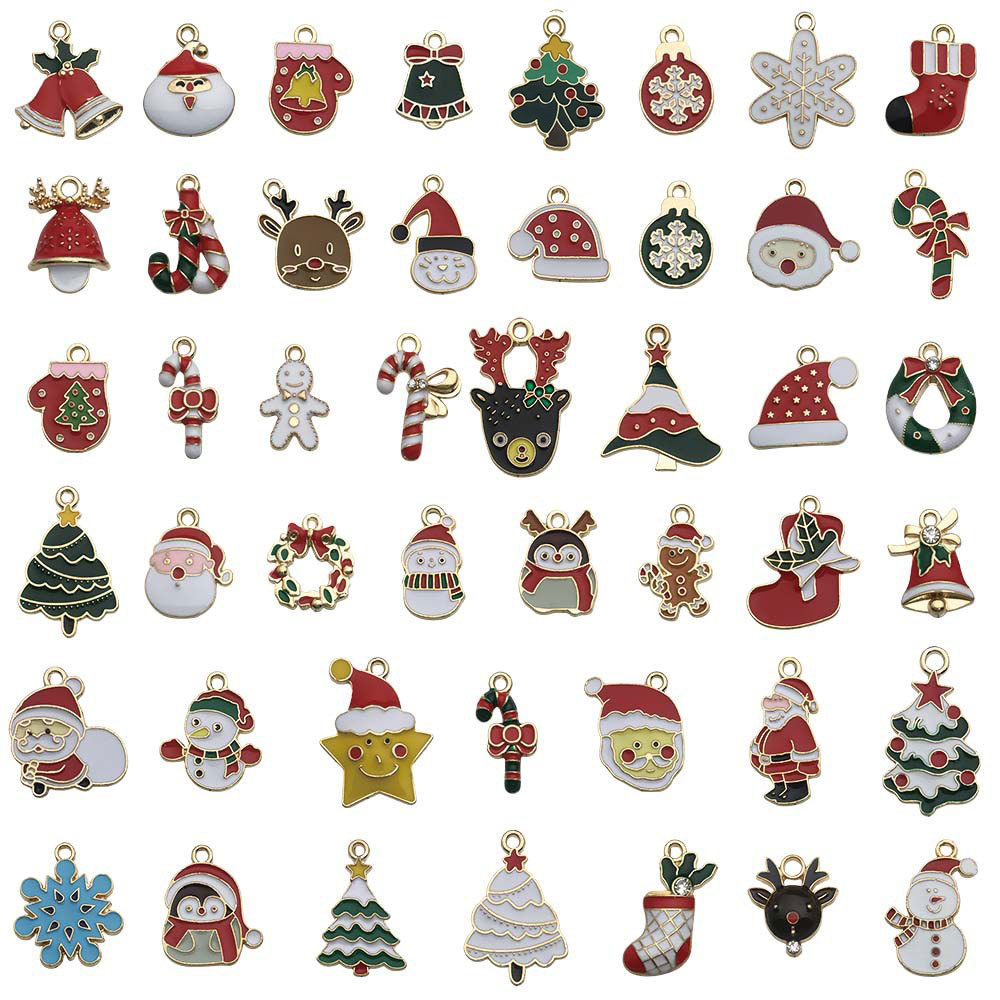 Mixed 46 oil-dropping christmas - 46 styles each 1-65.7g-hk576
