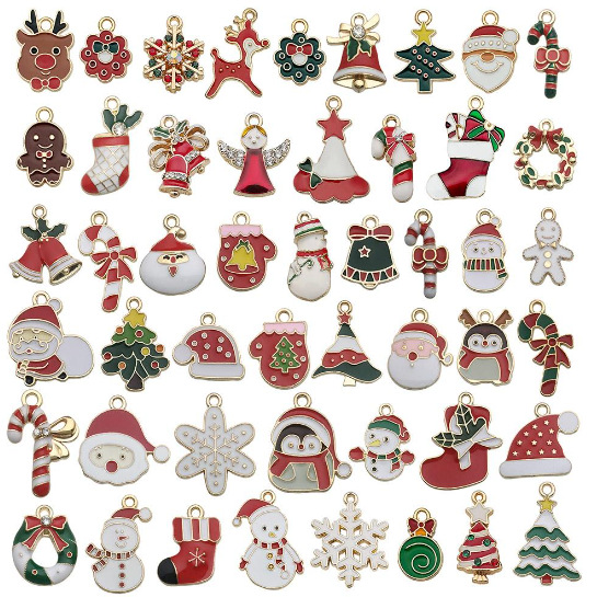 Mix 50 new and old oil-dripping christmas - 50 styles, 1 each - sn1035