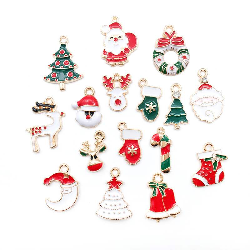 Mixed 20 styles of dripping oil christmas old style 26g-hk365
