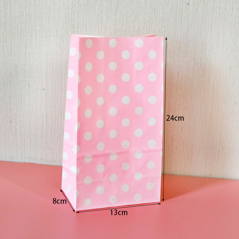 E3-13 foundation white spots; kraft paper; single paper bag: 24x13x8cm