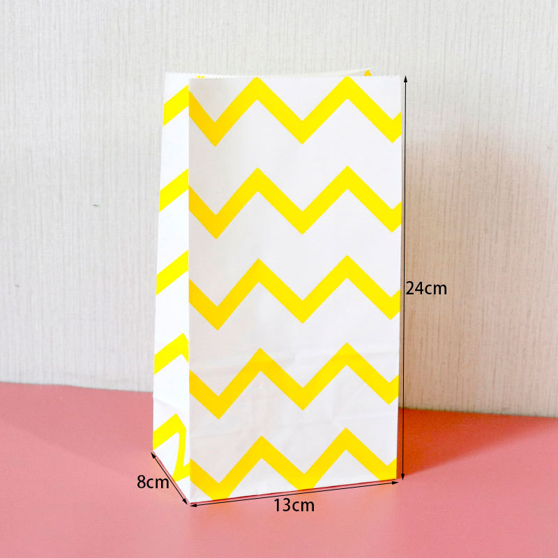 E3-5 yellow corrugated; kraft paper; single paper bag: 24x13x8cm