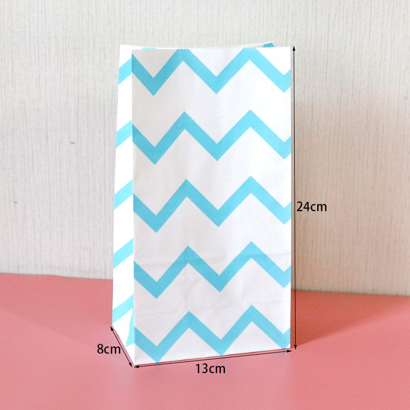 E3-6 light blue corrugated; kraft paper; single paper bag: 24x13x8cm