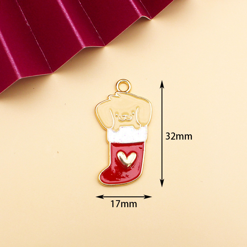 19#Christmas stocking puppy