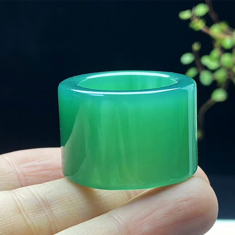 Agate green straight style