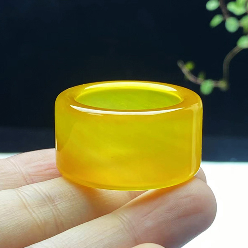 Agate yellow straight style