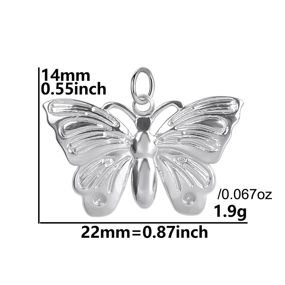 Steel color - butterfly
