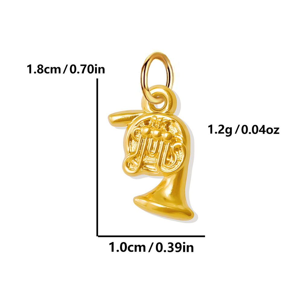 Gold - irregular pendant
