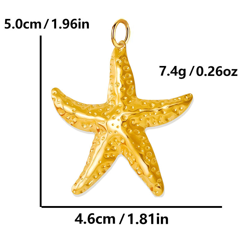 Gold - big starfish
