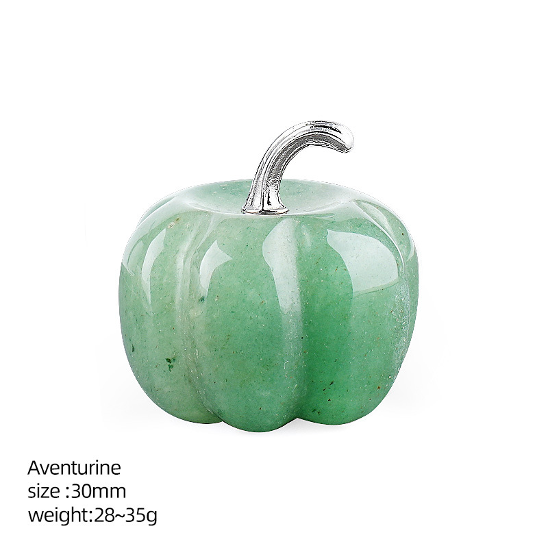 Green Aventurine Pumpkin
