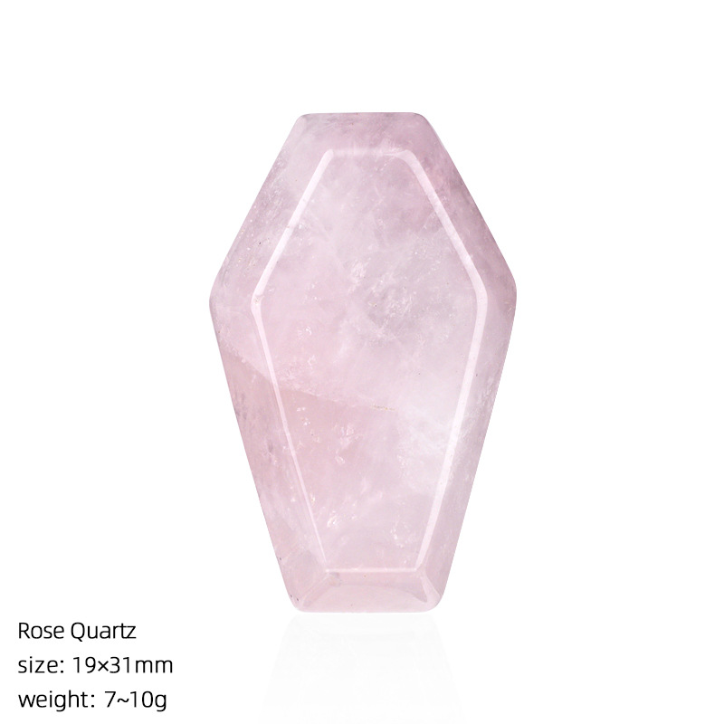 Pink crystal coffin panel