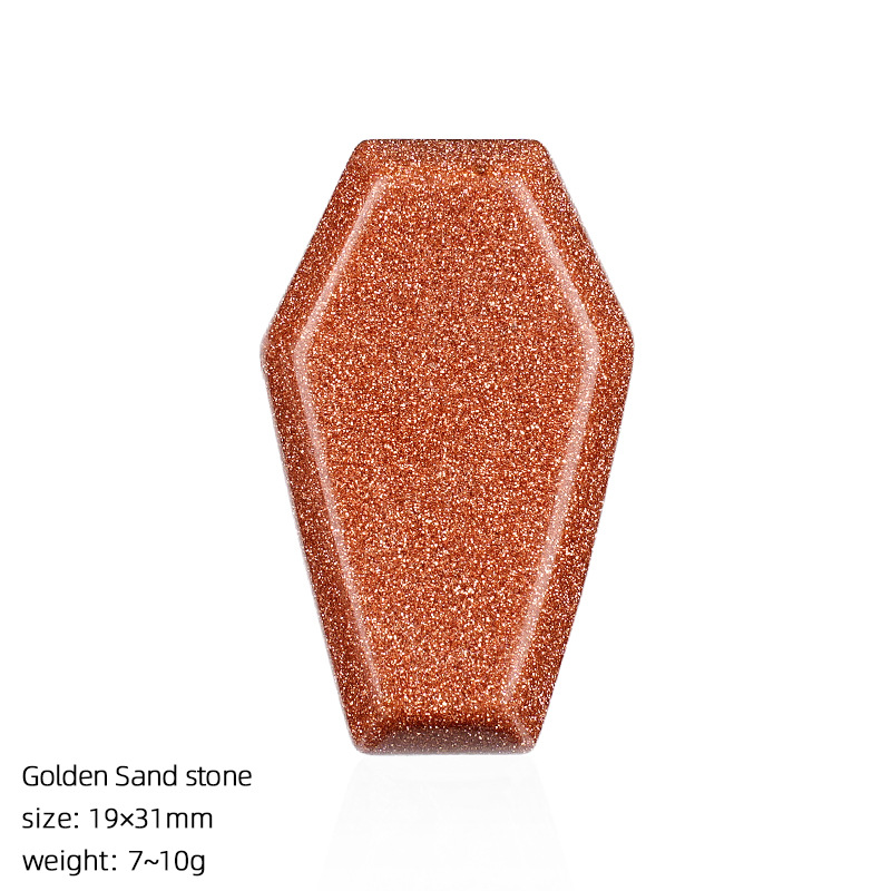 Artificial golden sandstone coffin panel