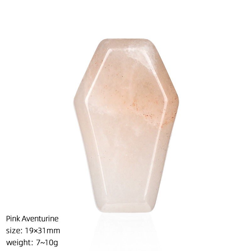 Pink aventurine coffin board