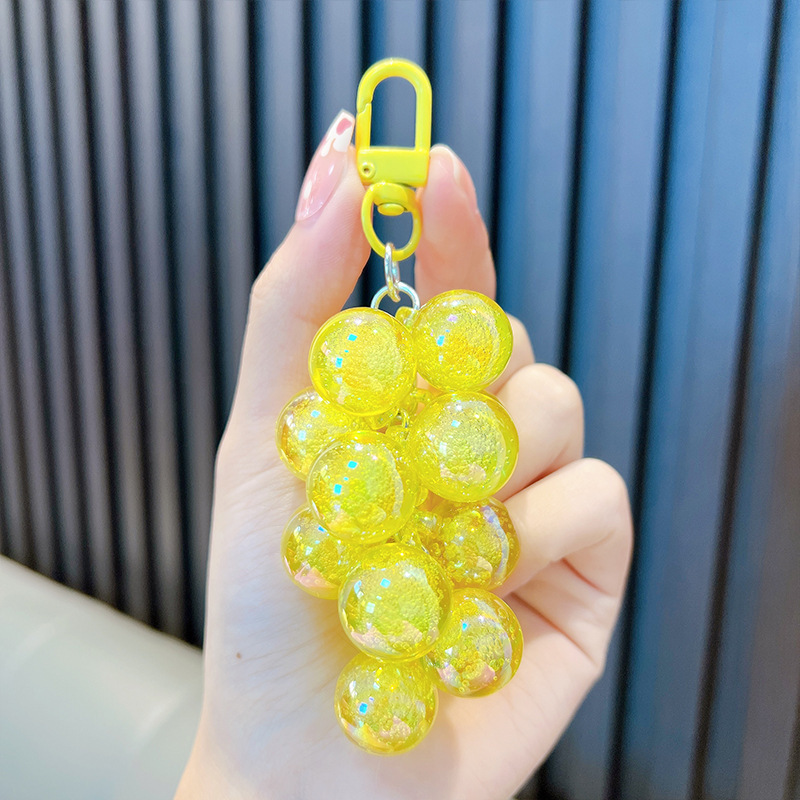 Grape keychain-yellow