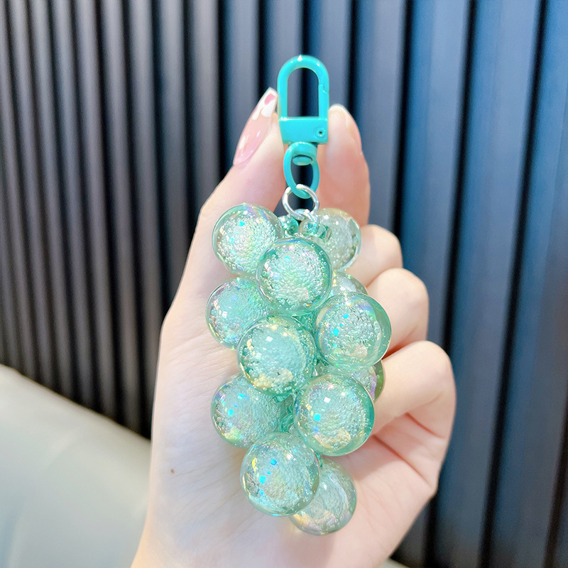 Grape keychain-green