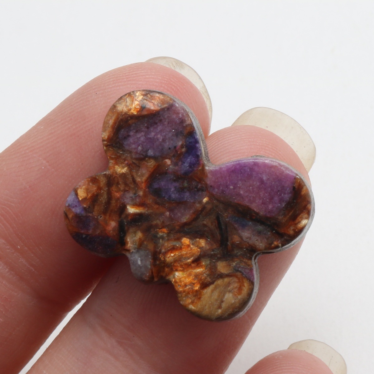 Brownish purple