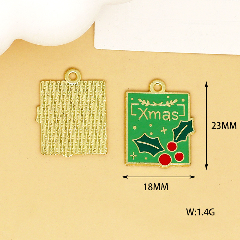 20 Christmas green cards