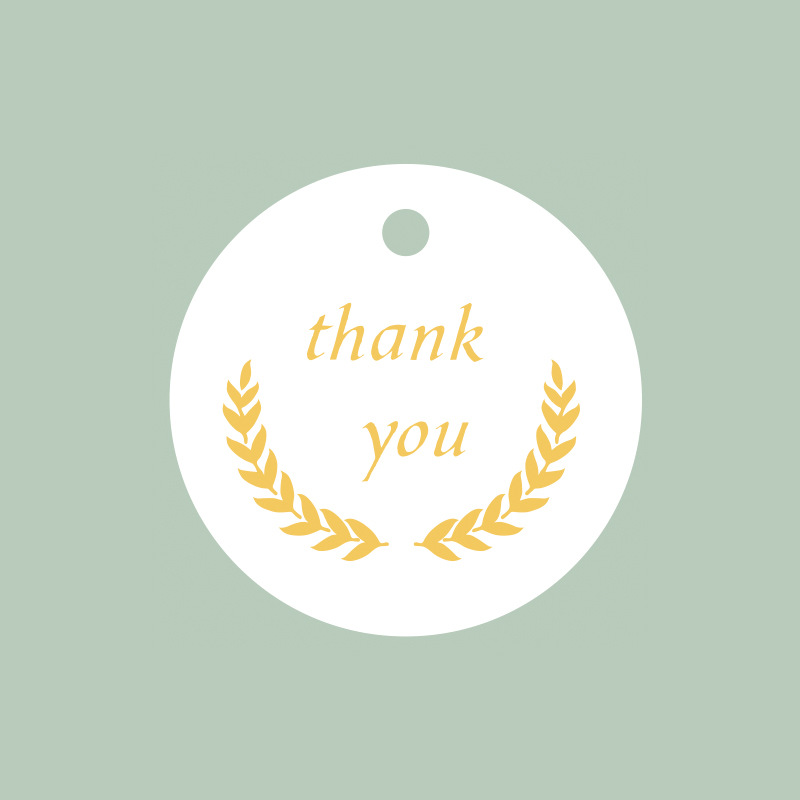 40*40mm thank you