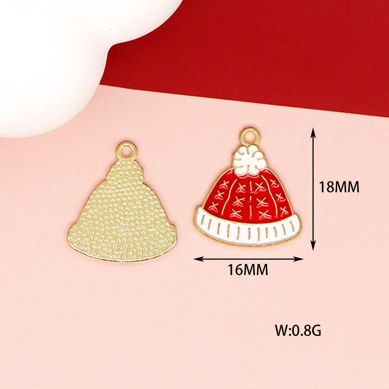 3 red Christmas hat