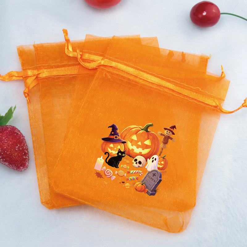 Halloween ws04-2 [orange gauze bag]; 9x12cm