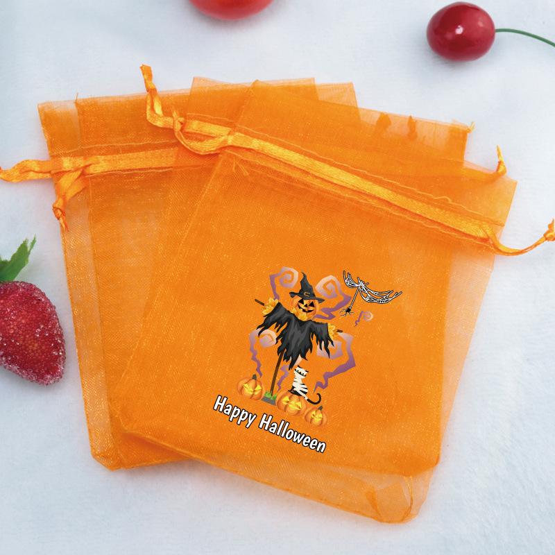 Halloween ws04-4 [orange gauze bag]; 11x16cm