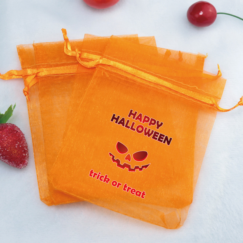 Halloween ws04-6 [orange gauze bag]; 13x18cm
